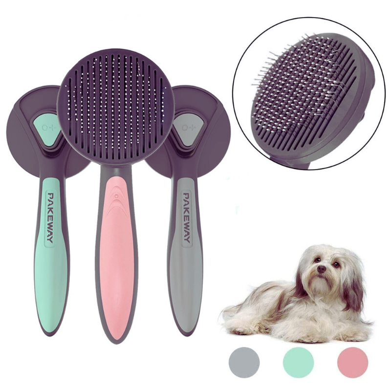 Self-Cleaning Pet Slicker Brush