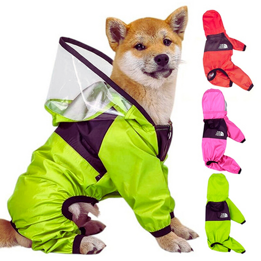 Dog Reflective Raincoat