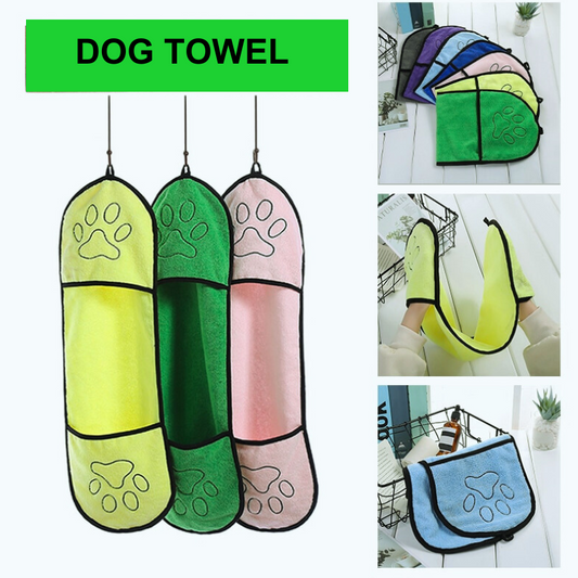 Microfiber Quick-Dry Dog Towel