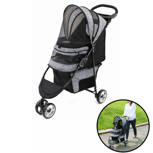 Smart-Canopy Pet Stroller