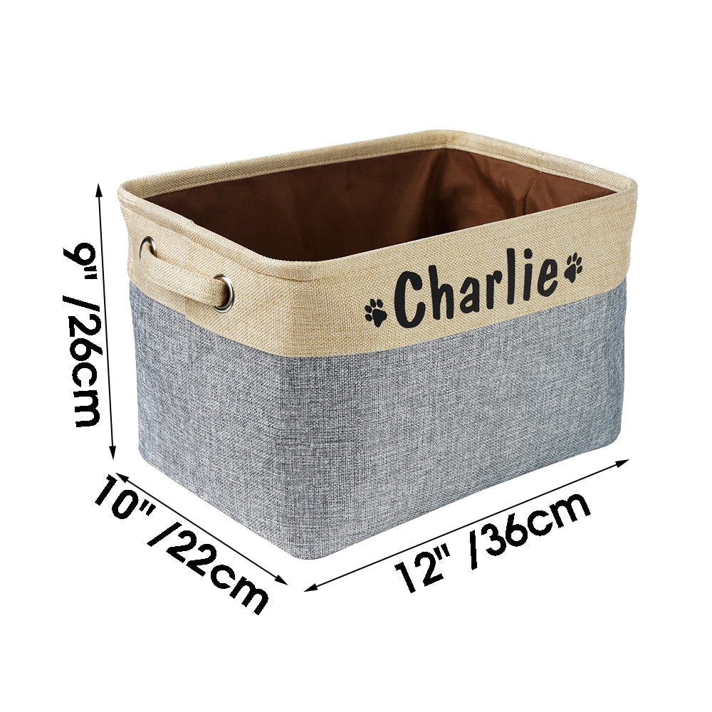 Personalized Toys Storage Basket