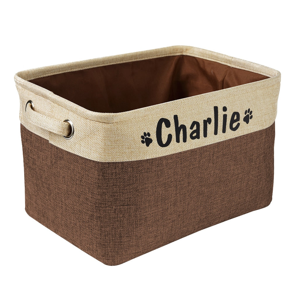 Personalized Toys Storage Basket