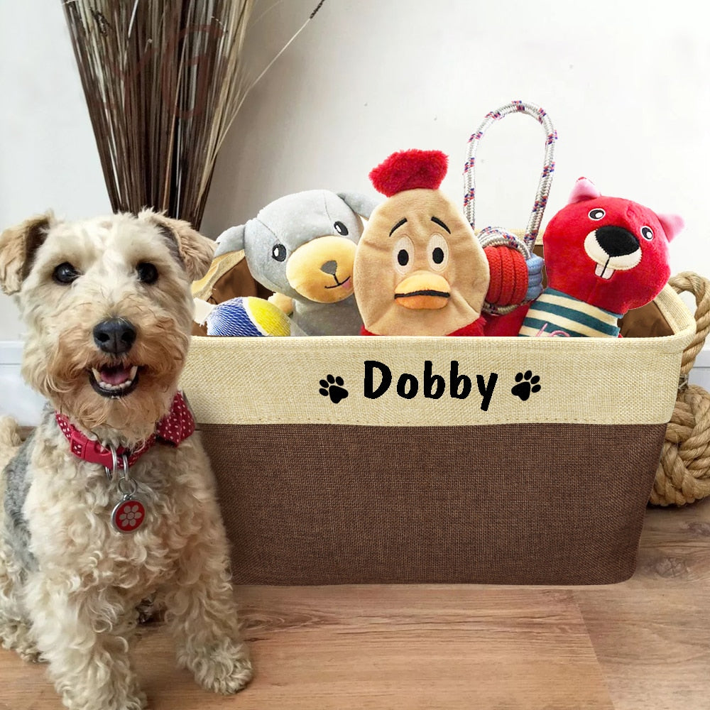 Personalized Toys Storage Basket