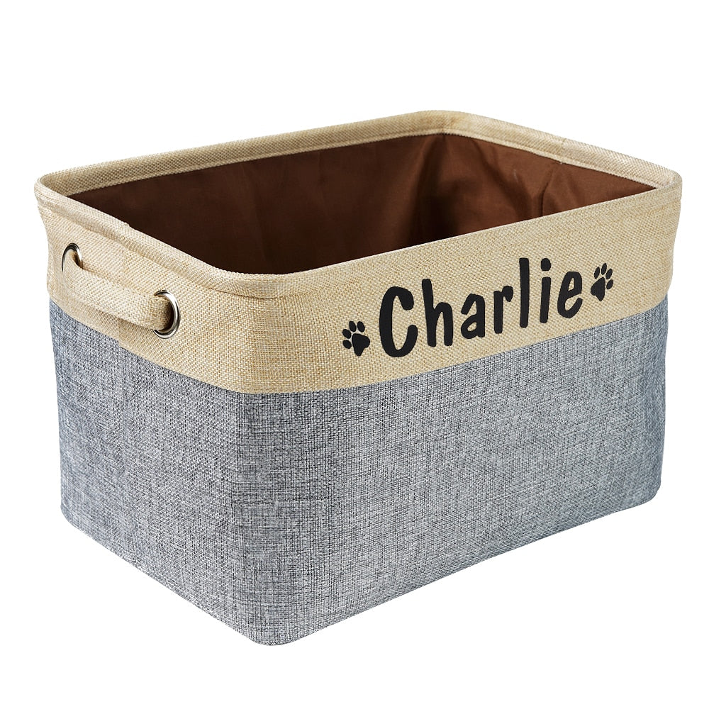 Personalized Toys Storage Basket