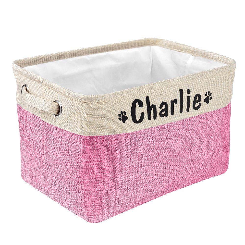 Personalized Toys Storage Basket