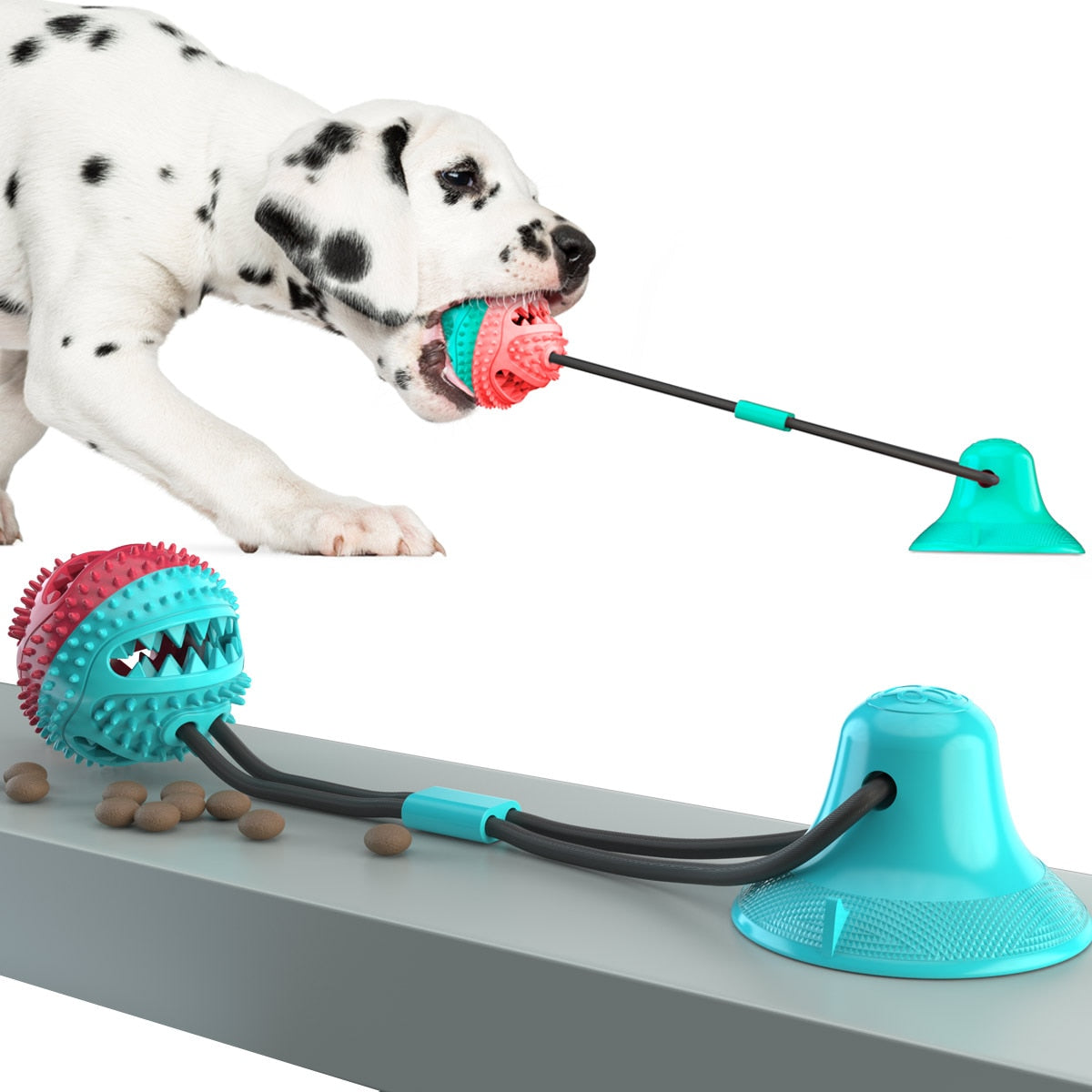 Dog Silicon Suction Cup Toy
