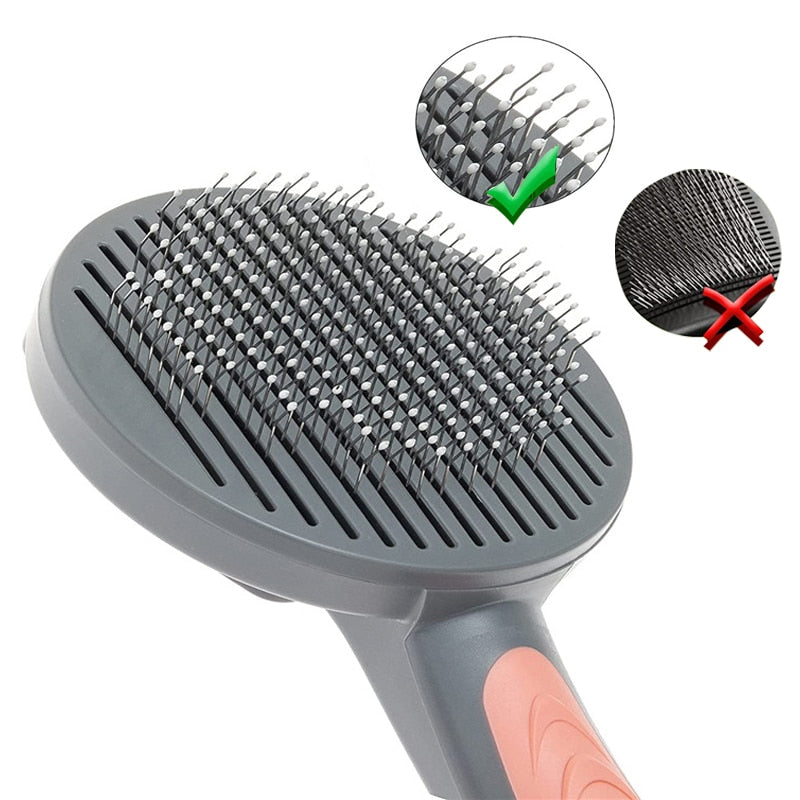 Self-Cleaning Pet Slicker Brush