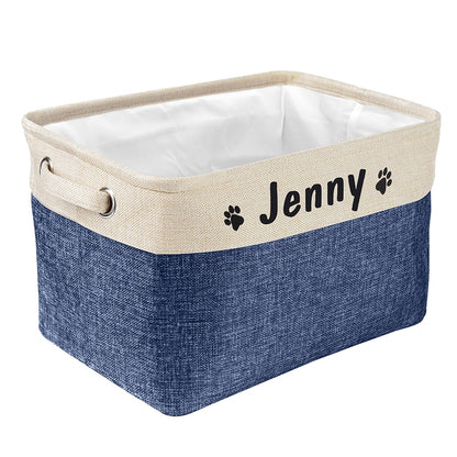 Personalized Toys Storage Basket